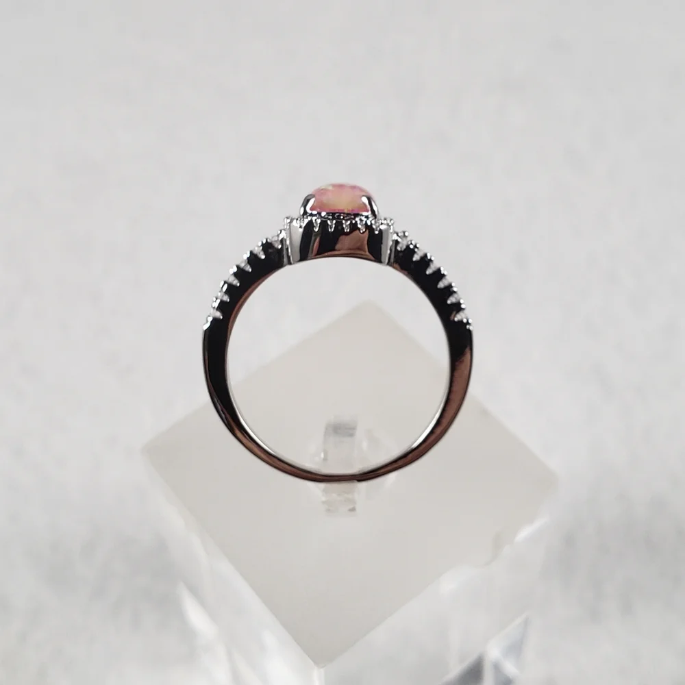 18k Pink Opal Ring - Picture 5 of 8